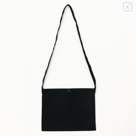 Japan Chiikawa Shoulder Crossbody Bag - Chiikawa & Furuhonya Kani-chan & Momonga : Chiikawa Bakery Cornet Trio Black - 2