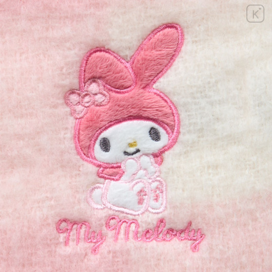 Japan Sanrio Original Plaid Volume Scarf - My Melody : Pink - 3