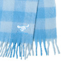 Japan Sanrio Original Plaid Volume Scarf - Cinnamoroll : Blue - 2