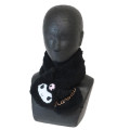 Japan Sanrio Boa Tippet Scarf - Kuromi : Black - 3