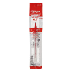 Japan Uni Power Tank SNP-7 Ballpoint Pen Refill - 0.7mm Red