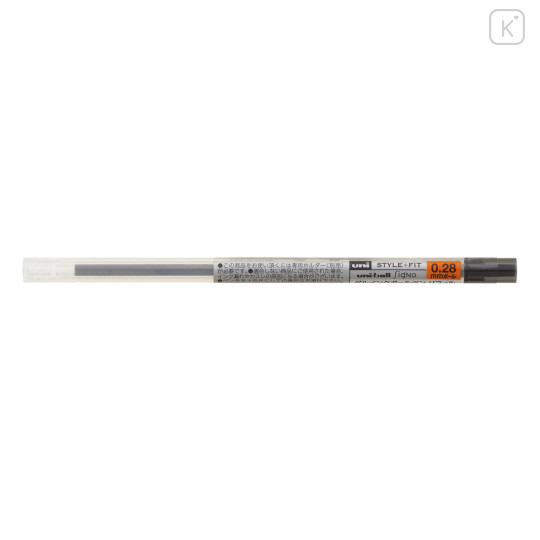 Japan Uni Style Fit Gel Pen Refill - 0.28mm Black - 1