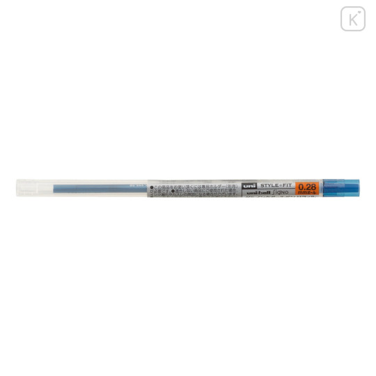 Japan Uni Style Fit Gel Pen Refill - 0.28mm Blue Black - 1