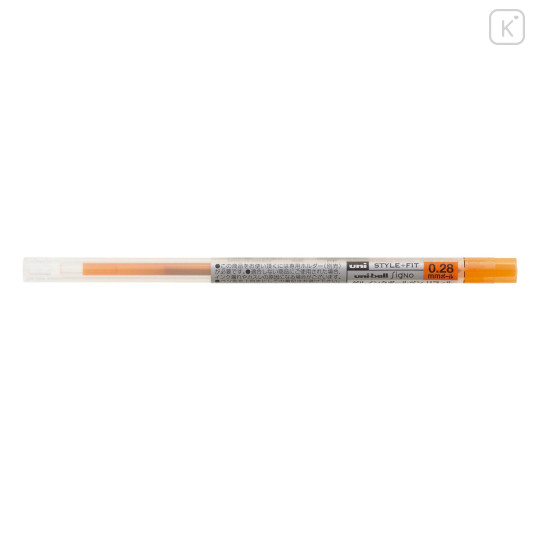 Japan Uni Style Fit Gel Pen Refill - 0.28mm - Orange - 1