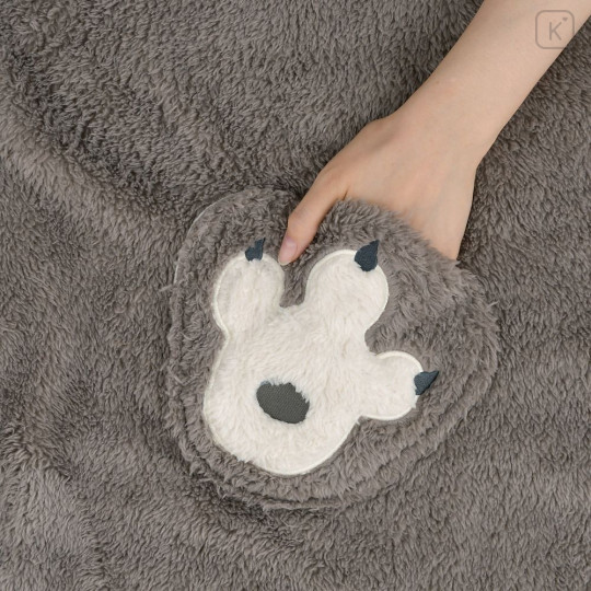 Japan Disney Store Wearable Blanket Fluffy Coral Fleece - Cinderella : Lucifer Cat - 6