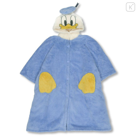 Japan Disney Store Wearable Blanket Fluffy Coral Fleece - Donald - 4