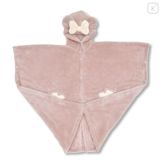 Japan Disney Store Wearable Blanket Fluffy Coral Fleece - Minnie - 4