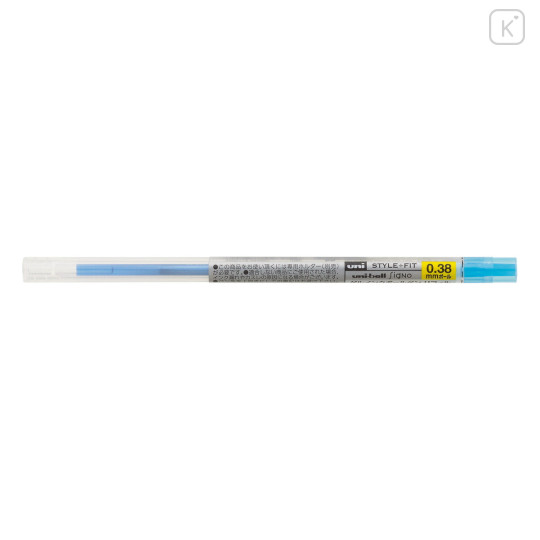 Japan Uni Style Fit Gel Pen Refill - 0.38mm Light Blue - 1