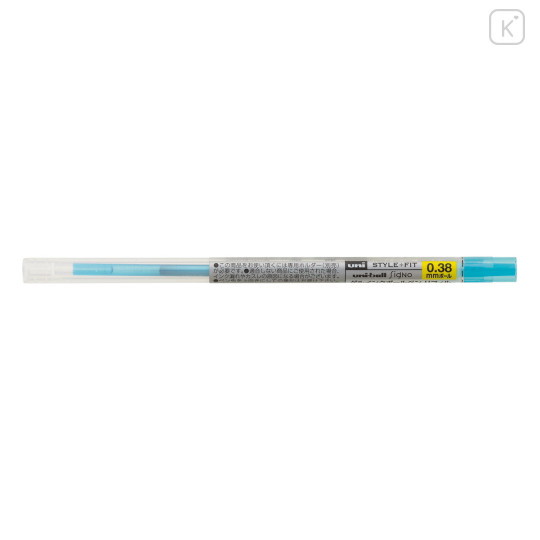 Japan Uni Style Fit Gel Pen Refill - 0.38mm Sky Blue - 1