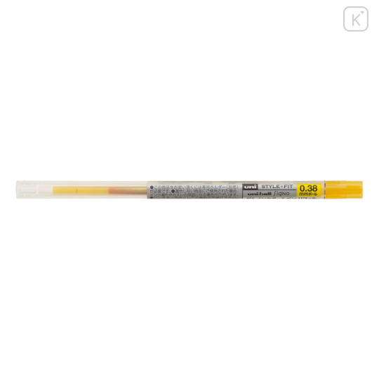 Japan Uni Style Fit Gel Pen Refill - 0.38mm Golden Yellow - 1