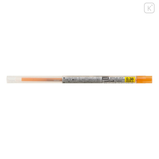 Japan Uni Style Fit Gel Pen Refill - 0.38mm Orange - 1