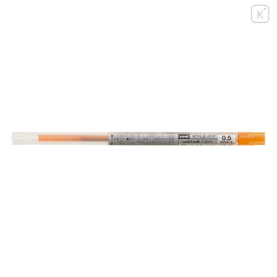 Japan Uni Style Fit Gel Pen Refill - 0.5mm Orange - 1