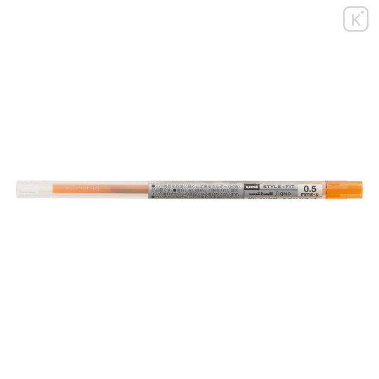 Japan Uni Style Fit Gel Pen Refill - 0.5mm Mandarin Orange - 1
