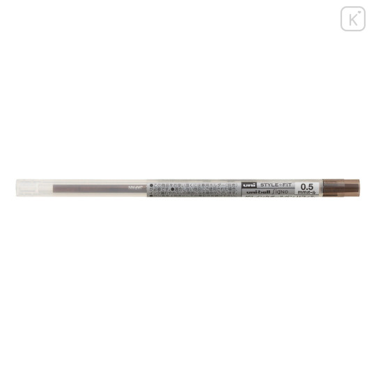 Japan Uni Style Fit Gel Pen Refill - 0.5mm Brown Black - 1