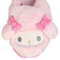 Japan Sanrio Original Fluffy Room Slippers - My Melody : Face-Shaped - 4