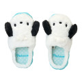 Japan Sanrio Fluffy Room Slippers - Pochacco : Face-Shaped - 2