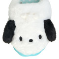 Japan Sanrio Fluffy Room Slippers - Pochacco : Face-Shaped - 4