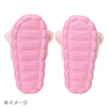 Japan Sanrio Original Fluffy Room Slippers - Usahana : Face-Shaped - 3