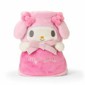Japan Sanrio Original Flannel Lap Blanket & Cape - My Melody : Ribbon - 2