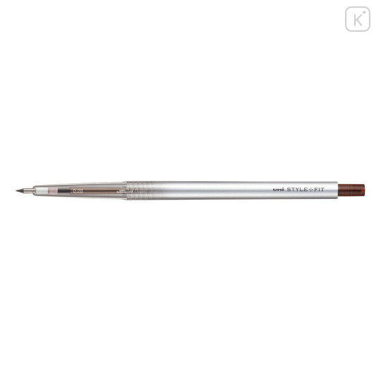 Japan Uni Style Fit Gel Pen - 0.28mm Brown Black - 1