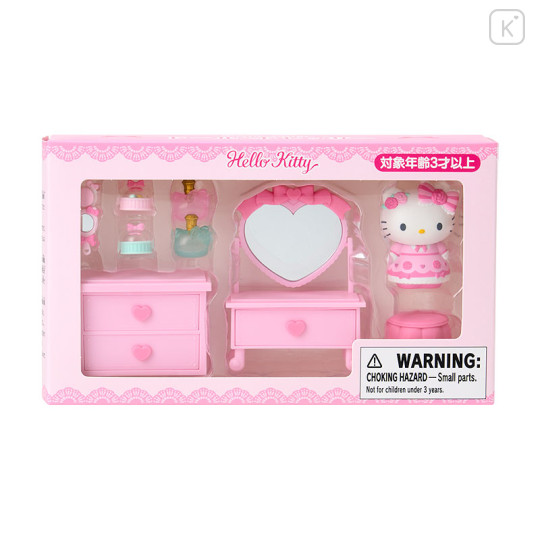 Japan Sanrio Original Mascot Doll & Dresser Set - Hello Kitty - 1