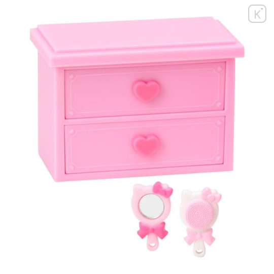 Japan Sanrio Original Mascot Doll & Dresser Set - Hello Kitty - 6
