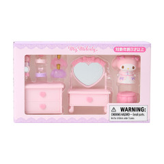 Japan Sanrio Original Mascot Doll & Dresser Set - My Melody