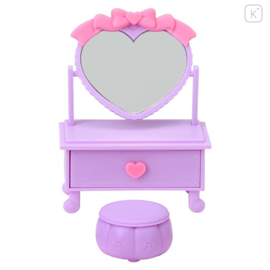 Japan Sanrio Original Mascot Doll & Dresser Set - Kuromi - 5