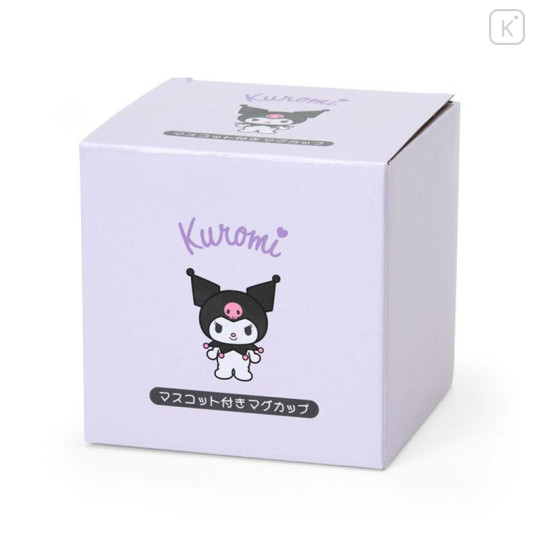 Japan Sanrio Original Mascot Mug - Kuromi - 4