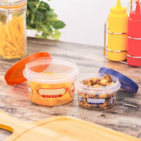 Japan Mofusand Nesting Food Storage Container Set - Mofusand Diner - 2