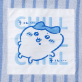 Japan Chiikawa Tote Bag - Hachiware : Chill Chill Blue Stripe - 4