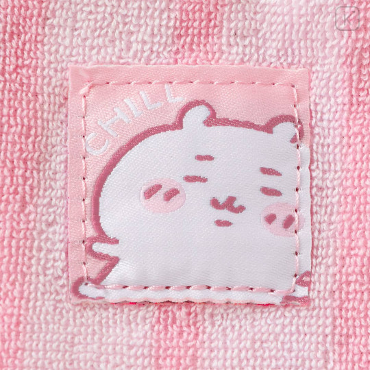 Japan Chiikawa Tote Bag - Chiikawa : Chill Chill Pink Stripe - 6