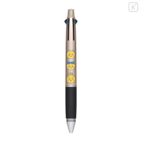 Japan Chiikawa Jetstream 4&1 Multi Ballpoint Pen + Mechanical Pencil - Chiikawa & Hachiware & Usagi : Chiikawa Bakery Gold - 1