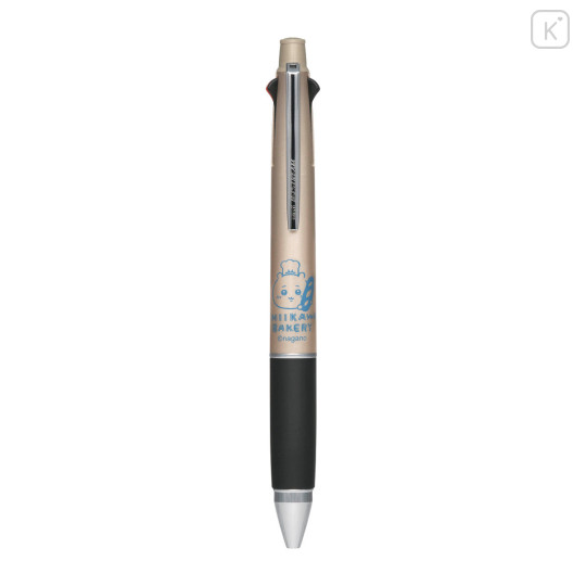 Japan Chiikawa Jetstream 4&1 Multi Ballpoint Pen + Mechanical Pencil - Chiikawa & Hachiware & Usagi : Chiikawa Bakery Gold - 4
