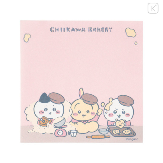 Japan Chiikawa Square Memo Pad - Chiikawa : Chiikawa Bakery Pink - 4