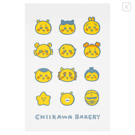 Japan Chiikawa Letterpress Postcard - Chiikawa Bakery : Characters Bread - 1