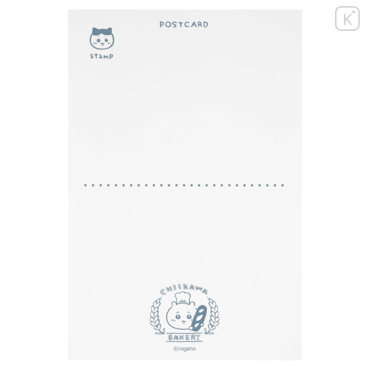 Japan Chiikawa Letterpress Postcard - Chiikawa Bakery : Characters Bread - 4