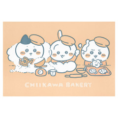 Japan Chiikawa Letterpress Postcard - Chiikawa & Hachiware & Usagi : Chiikawa Bakery Bread Making