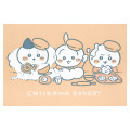 Japan Chiikawa Letterpress Postcard - Chiikawa & Hachiware & Usagi : Chiikawa Bakery Bread Making - 1