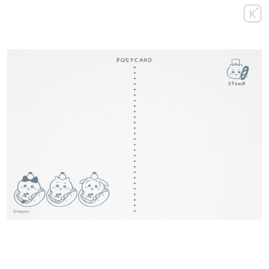 Japan Chiikawa Letterpress Postcard - Chiikawa & Hachiware & Usagi : Chiikawa Bakery Bread Making - 4