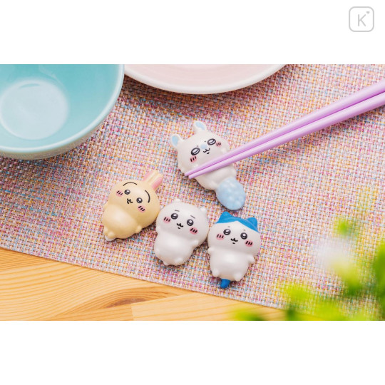 Japan Chiikawa Porcelain Chopstick Rest - Hachiware - 2