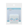 Japan Sanrio Fluffy Memo with Clip - Cinnamoroll : Petit Collection - 1