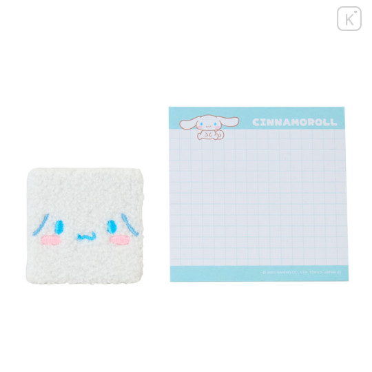 Japan Sanrio Fluffy Memo with Clip - Cinnamoroll : Petit Collection - 2