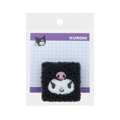 Japan Sanrio Fluffy Memo with Clip - Kuromi : Petit Collection