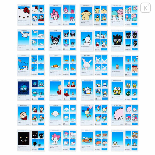 Japan Sanrio Secret ID Photo Sticker - Sanrio Characters : Blind Box NG version - 2