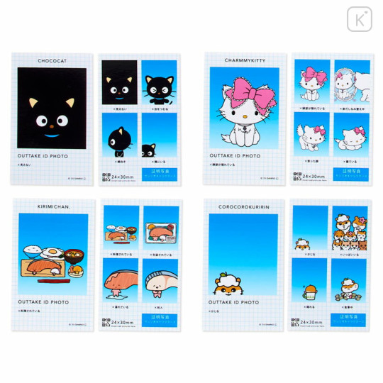 Japan Sanrio Secret ID Photo Sticker - Sanrio Characters : Blind Box NG version - 8