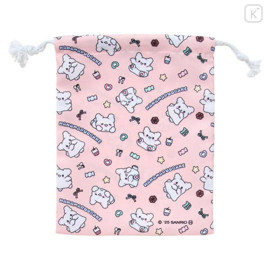 Japan Sanrio Drawstring Bag Set - Hanamaruobake : Pastel Sweets Pop - 4