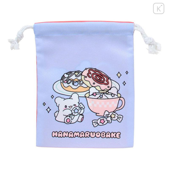 Japan Sanrio Drawstring Bag Set - Hanamaruobake : Pastel Sweets Pop - 5