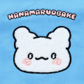 Japan Sanrio Embroidered Drawstring Bag - Hanamaruobake : Pastel Sweets Pop Blue - 4