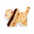 Japan Mofusand Mascot Plush Toy - Mofusand Coffee And Donuts Cat : Chocolate Cream - 6